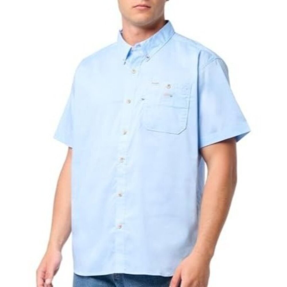 Columbia‎ Sportswear Men's Bonefish Shirt Light Blue, 2X-Large - Men's Fishing